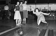 bowling duckpin denton 1942 monochrome alley