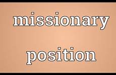missionary position style meaning sex man does