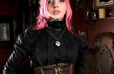 steampunk hot women girls punk girl fashion hotties tumblr lady corset choose board clothing saved babes