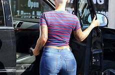 amber rose booty blonde back big tight sexy hair skin wearing she days pink two her hottest 12thblog after pants