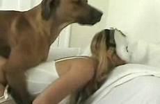 dog pussy behind masked her gets sex drilled beastiality threesome bleached zoo chick