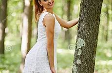 forest woman beautiful sexy dress posing preview