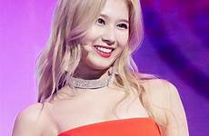sana twice orange sexy shoulders beautiful comments times dress rainbow proved queen chokers pretty side cute prove every color tube