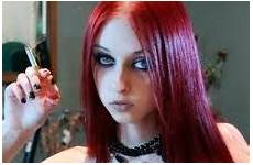 liz vicious smoking goth ladies redhead girl gothic