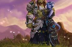 warcraft orc tumblr couple saved fantasy couples warrior choose board