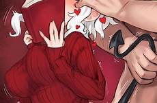 helltaker luscious demon hentai modeus girl nude sex xxx female red skirt manga english rule book rule34 eyes male holding