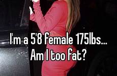female 175lbs fat