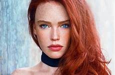 beautiful women red redhead hair redheads ginger female girls eyes heads blue girl popular tumblr saved facts