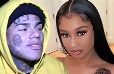tekashi jade girlfriend boob his face tattooed above gets her tattoo tmz gf trial kidnapping family justice celebrity