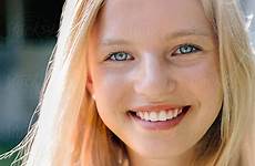 teen girl eyes blue beautiful blond portrait smiling tits nice stocksy perfect sex xxx