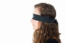 blindfold blindfolded girl profile female young stock royalty people preview