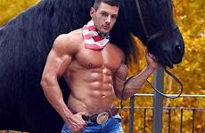 shirtless cowboys horses luigi hunks gratuitous