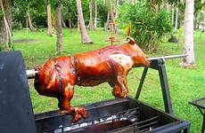 spit roast pig whole bbq mean cooking food grilling barbecue does animals wedding saved