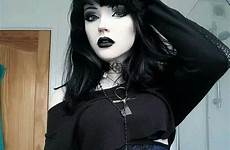 goth penteados 9gag cuteness darkness gf dziewczyny cyber titty goticos emogirls mulheres bonham