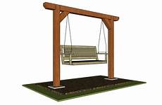 wooden swings porch gardenplansfree pergola