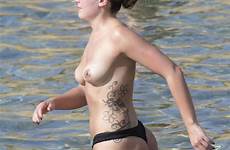 olympia valance nude topless beach celeb celebs candid jihad australian actress durka