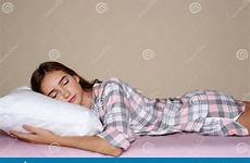 teen girl sleeping beautiful background comfortable pillow against bed color girls preview