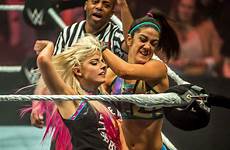 wwe women wrestlers bliss alexa bayley created booty young movement built last pro smacked kid event during live her division