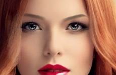 red hair beautiful redhead woman beauty face redheads makeup women haired girl pretty girls eyes 4k