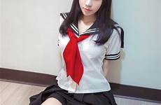 cute girls hot asian japanese girl school model sweet non uniform plus asia cosplay cosplayer not cosplayers high
