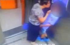 boy forces inside lift him her kisses forced chinese school kiss pensioner herself pushes away female incident he after shocking