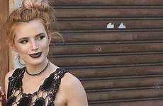bella thorne through bra rome wearing nipples nips slips celebrity visible while which her