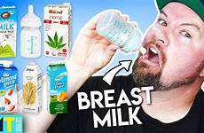 milk breast men extreme try taste test