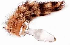 anal tail plug fox adult glass toy dog cat insert faux butt sex sexy toys top romance funny multicolor 4cm