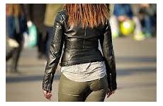 street sexy curves walking tight jeans girls leggings spandex dresses woman wears nice she