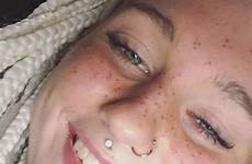 freckle tats tattoos freckles face braids tooth freck gem box