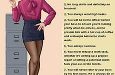 secretary sissy captions blowjob submissive tg rules naughty crossdressing caught tumblr xxgasm public