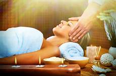 massage beautiful spa woman having relaxing collage face salon stock photography young