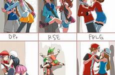 paare mew pokémon gijinka touko protagonists hilda chistes niedliche cooles zeug 9gag confess flirt saphire zerochan disimpan pokegals kabe