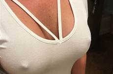 blouse tumblr nipple nipples hard through showing tits braless pokies voyeur down