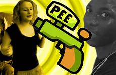 pee squirting prank girl