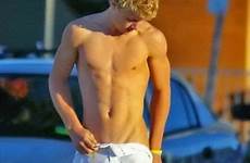 boys guys cute hot shirtless boy board surfer blond blonde beach men male sexy shorts young sagger guy body beautiful