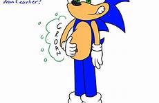 sonic belly growing deviantart comic fan