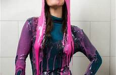 messy wet slime dress girl wam ines pink photography wetandmessyphotography flickr article