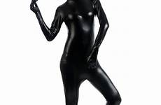 zentai suit catsuit body lycra bodysuit unisex metallic spandex shiny costume sexy wet party unitard