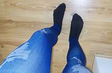 peeing tights jeans female file screenshots omorashi