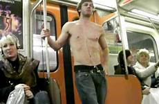 subway shirtless guy