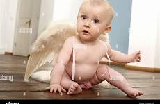 baby bare boy toddler angel child alamy people sits wings little floor series angels stock naturalness elf wing fairy months