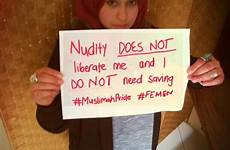 muslim women nude protest femen against men western islam do girls islamic hijab saving nudity quotes people need model does