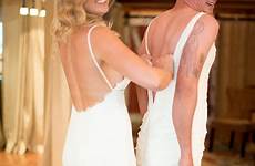brother bride dress wedding her first look sends prank groom take makes would own place popsugar hilarious valentin heidi epic
