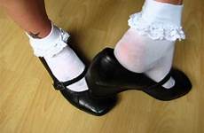 mary janes socks off taking her schoolgirl