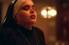 euphoria nun hbo dressed receives newsbusters cassie