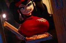pizza delivery hentai deviantart girl tips thicc blender characters luscious
