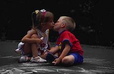 kissing kids people courses finished