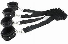 under bdsm bondage toy adult sex bed cuffs restraint spreader exhibition ankle wrist