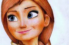anna frozen princess drawings disney deviantart princesses sketches